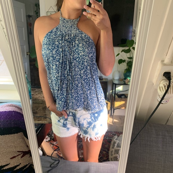 LUCY LOVE PAISLEY HALTER TOP - Picture 5 of 6